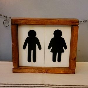 Bathroom Sign